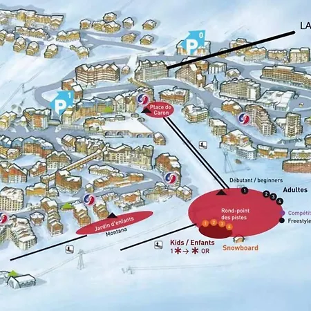 2 Bedrooms 6 Persons Next Slopes Apartment Val Thorens
